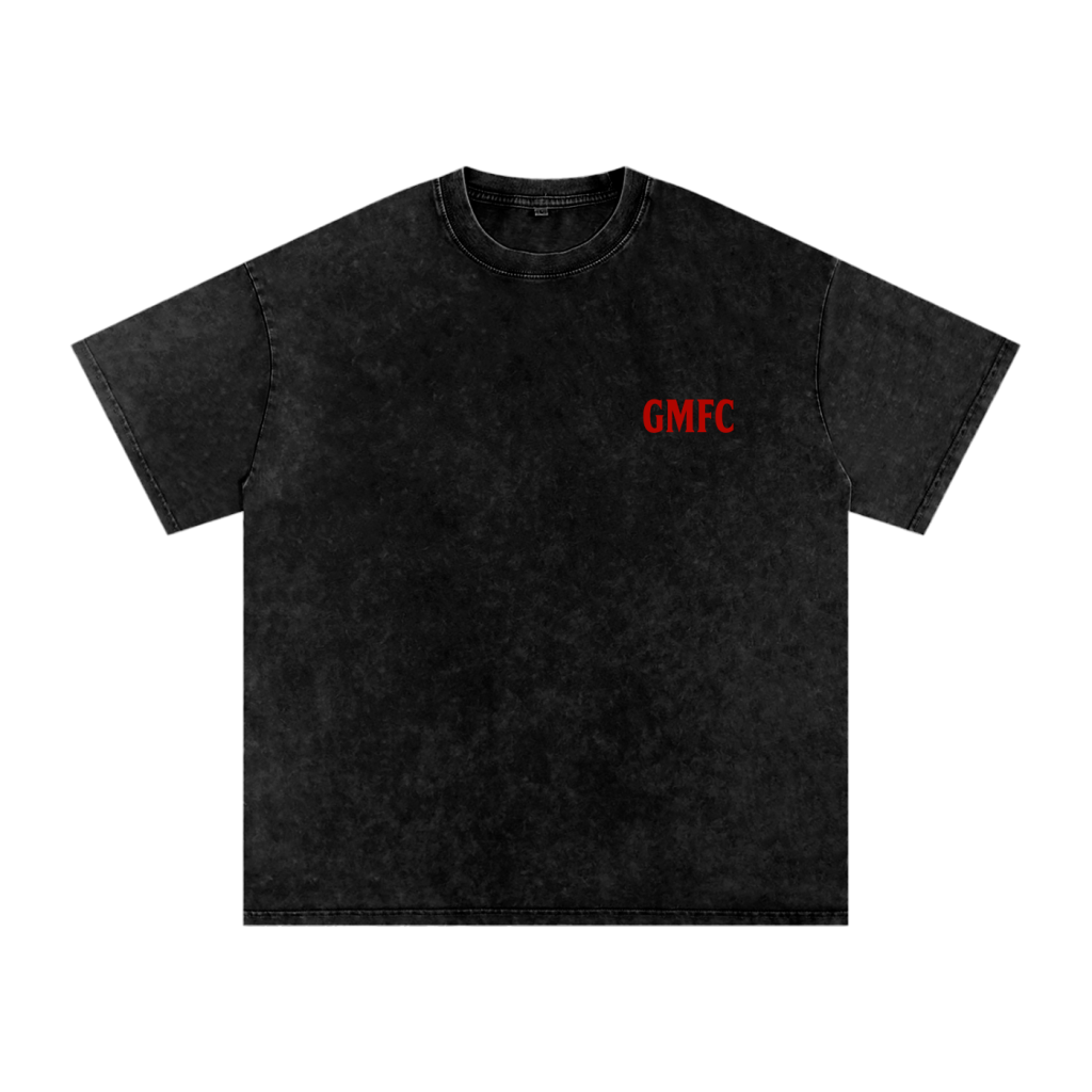 Acid Wash "Lion Mindset" Tee (Black Only)